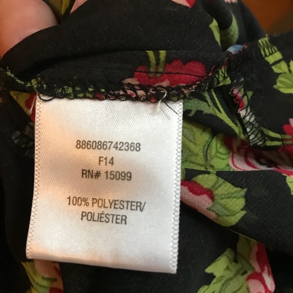 BONGO Sheer Waist Tie Top Retro 90s - Picture 8 of 8